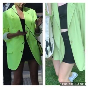 Vintage Oversized Pistachio Blazer